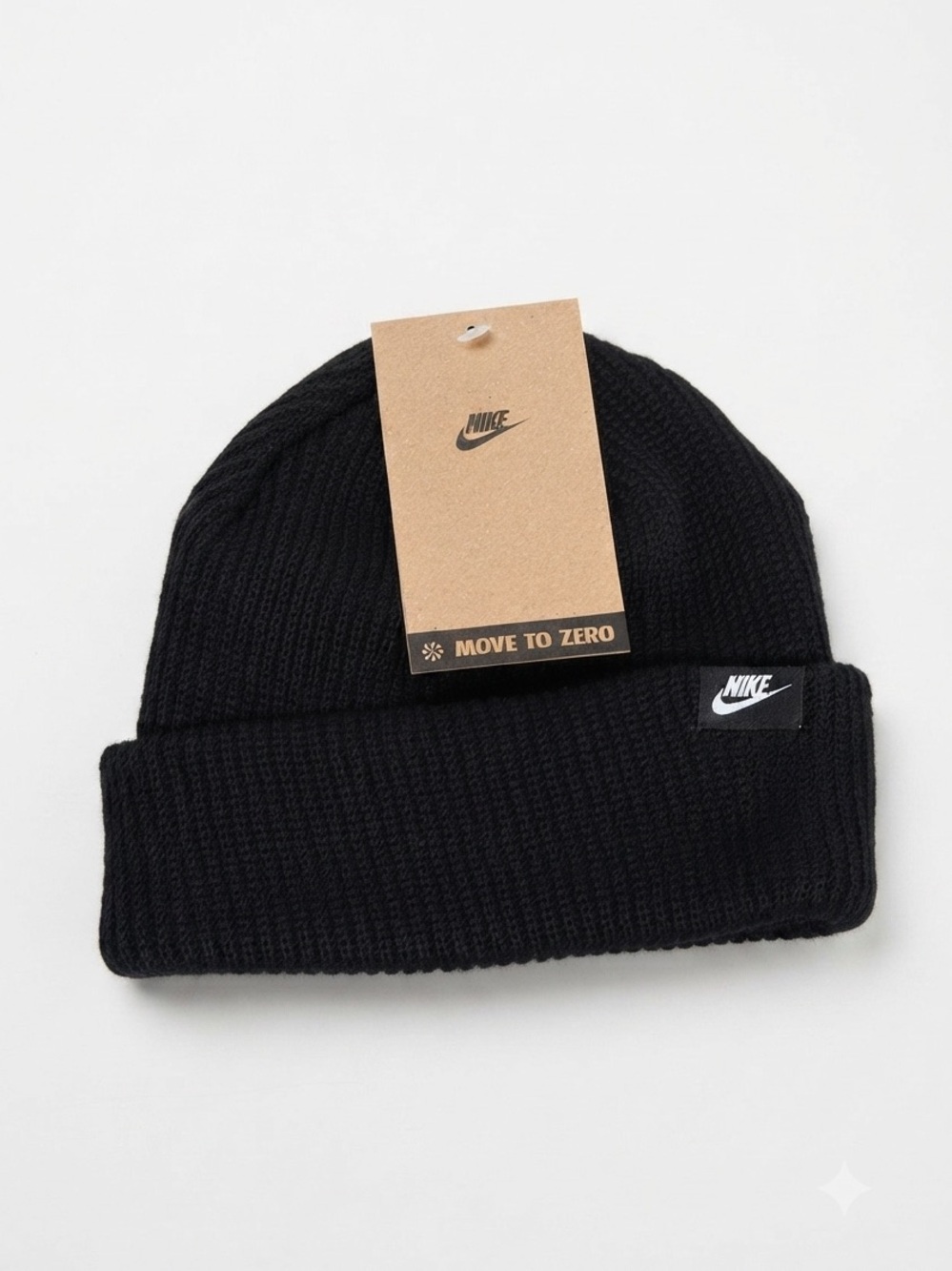 NWT Nike Futura 365 Short Cuff Beanie Black OSFM Unisex Knit Hat